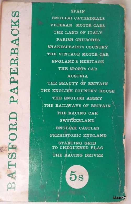 The Racing Driver- Denis  Jenkinson - Paperback 1962