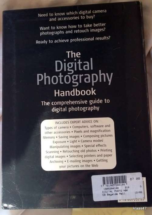 The Digital Photography Handbook - David Jones - Hardcover