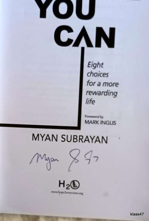 You can - Myan Subrayan - Paperback **Signed copy**