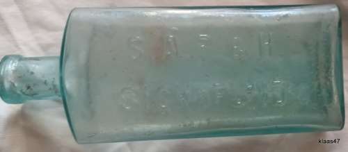 Vintage S.A.R. & H. Sick Fund Empty Medicine bottle