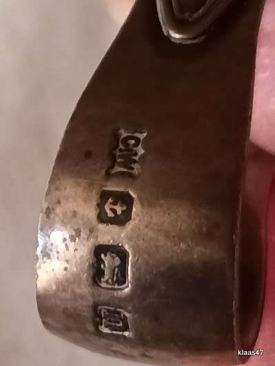Vintage Hallmark Silver Sugar Tong - 1912 Birmingham