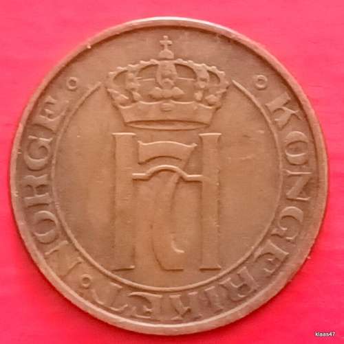 Norway - 1936 - 2 Ore - Haakon VII - Bronze