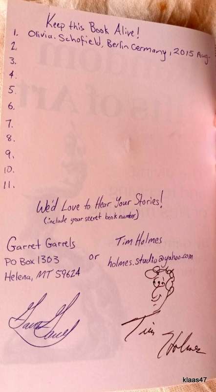 Randon Gift of Art - Garret Garrels (Drawings: Tim Holmes) - Paperback **Signed by Author and Artist