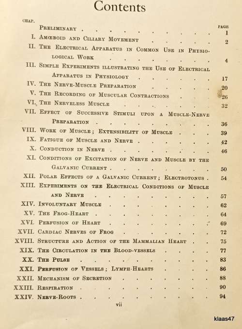 Experimental Physiology - A E Schafer - Hardcover 1912