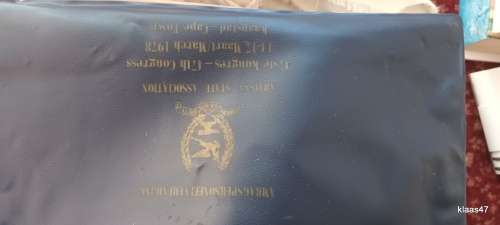 Artisan Staff Association SAR&H Trade Union 47 Congress, Cape Town 1978 Document holder
