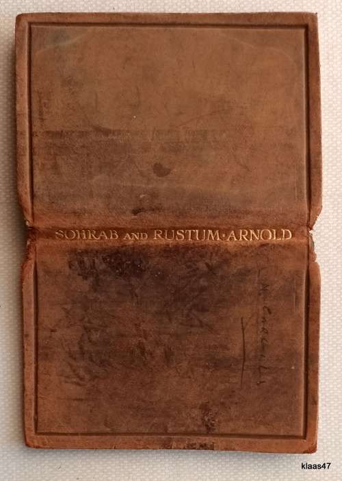 Sohrab and Rustum - Matthew Arnold - Small Book (Pocket Size)