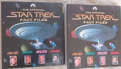 Star Trek Fact Files - No. 1-25 - In 2 Official Folders (7 Sections)