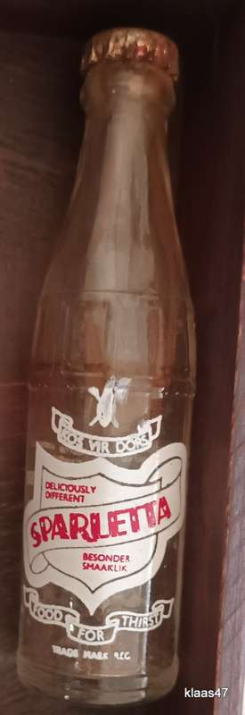 Vintage Miniature Sparletta Bottle