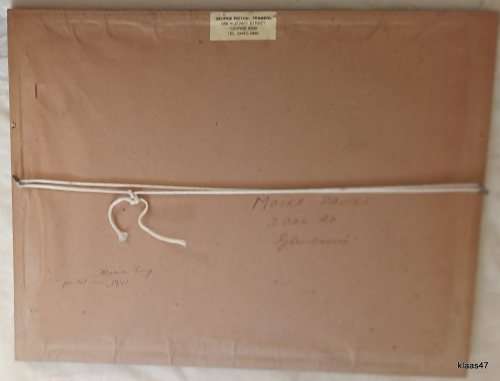Framed Watercolour - Seascape - Moria Long -  (Painted 1941 written on back)