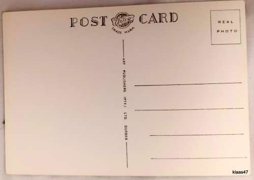 Black and White Post Card - Artco 900 Cape Town