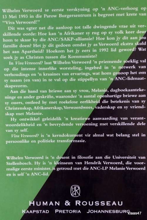 Viva Verwoerd?: Kronieke van `n Keuse - Wilhelm Verwoerd - Sagteband