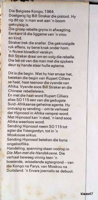 Die Man Met Die Handskoene - Hennie Viljoen - Hardeband