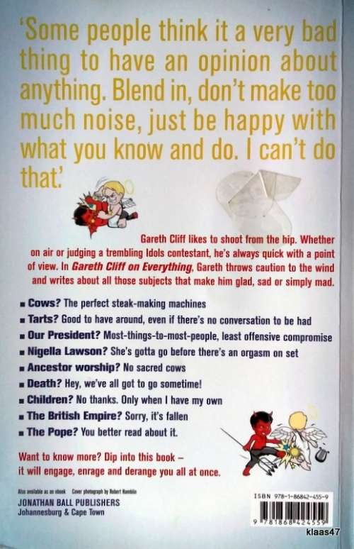 Gareth Cliff on Everything - Paperback 2011