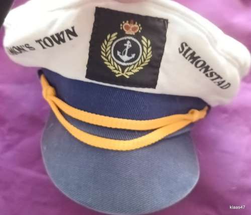 SACAP Manufacturers - Simon`s Town Souvenir Cap - Size S (Naval Style Cap)
