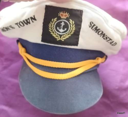 SACAP Manufacturers - Simon`s Town Souvenir Cap - Size S (Naval Style Cap)