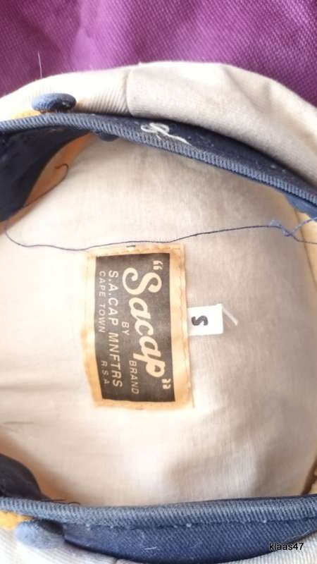 SACAP Manufacturers - Simon`s Town Souvenir Cap - Size S (Naval Style Cap)
