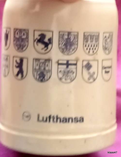 Lufthansa - 1980`s - 0.3L Stoneware Tankard