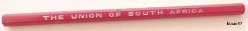 Union of South Africa - Red Pencil (Eagle Pencil Co, London)