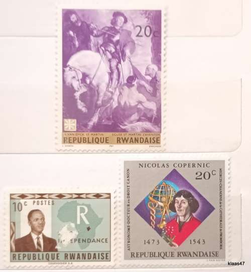 Rwanda - Mixed Lot of 3 Unused