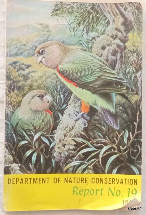 Department of Nature Conservation - Report No. 19 - 1962