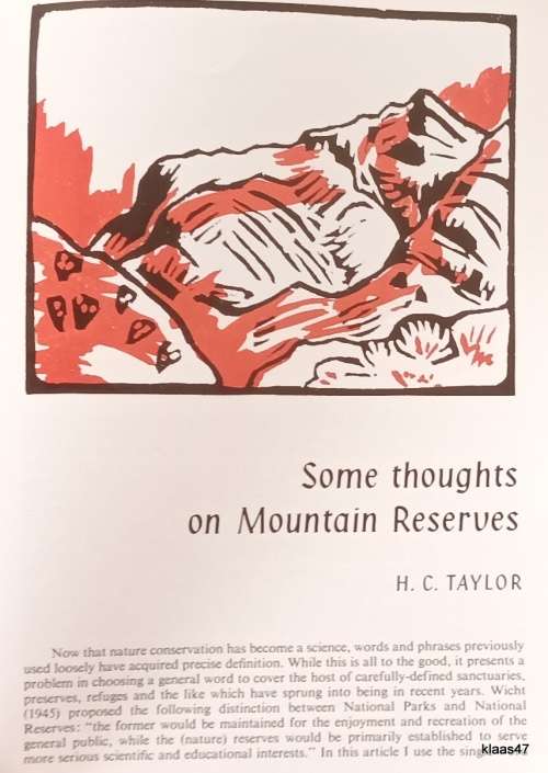 Department of Nature Conservation - Report No. 19 - 1962