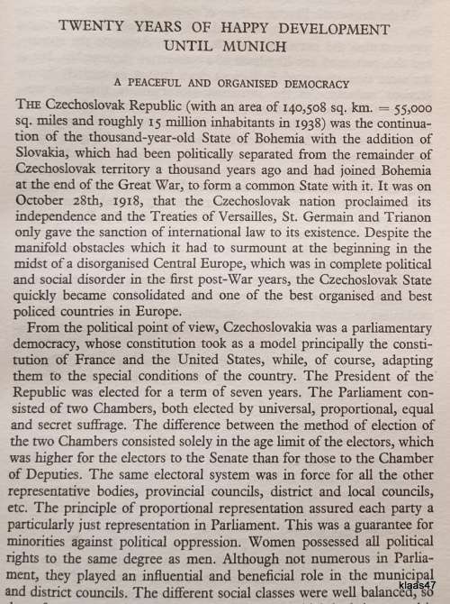 Two Years of German Oppression in Czechoslovakia - Czechoslovak Ministry of Foreign Affairs - P/back