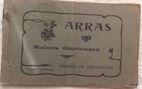 Arras - 1914-1915-1916 - 20 Pictures in original binding - Buildings after the bombardment