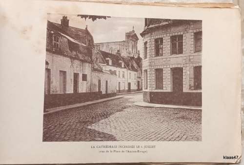 Arras - 1914-1915-1916 - 20 Pictures in original binding - Buildings after the bombardment