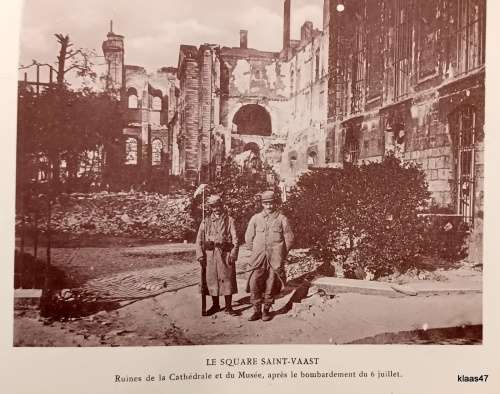 Arras - 1914-1915-1916 - 20 Pictures in original binding - Buildings after the bombardment