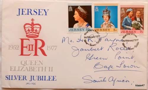 Jersey - 1977 - Queen Elizabeth II Silver Jubilee - FDC