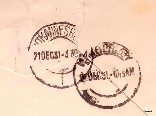 Imperial Airways - First Airmail between England and South Africa - Dated 1931