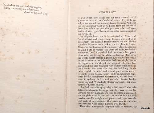 Retreat from Glory - R H Bruce Lockhart - Hardcover 1934