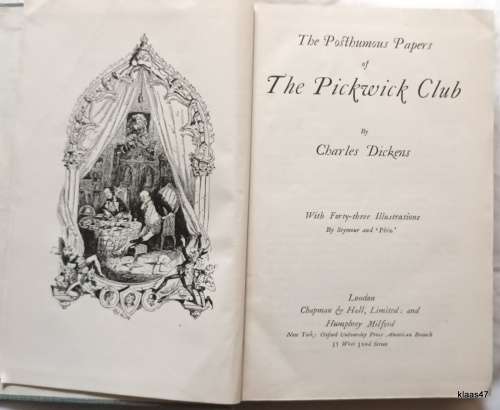 The Posthumous Papers of The Pickwick Club - Charles Dickens - Hardcover