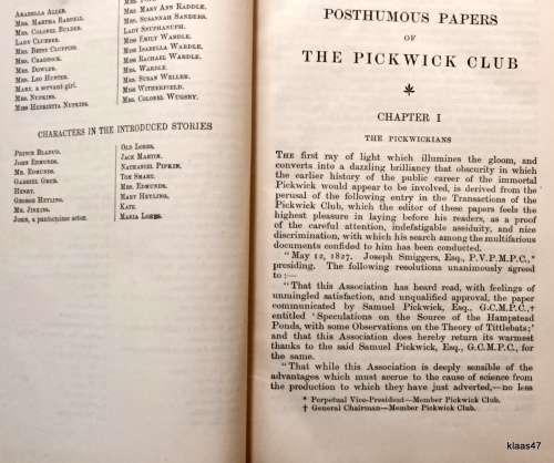 The Posthumous Papers of The Pickwick Club - Charles Dickens - Hardcover