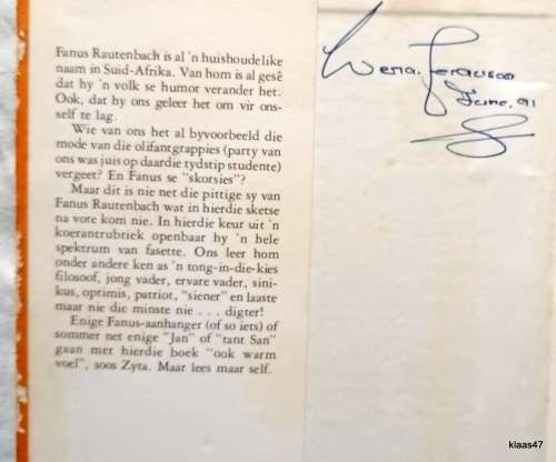 Fanus... of so iets - Fanus Rautenbach - Hardeband 1982 (Illustrasies deur Lou Henning)