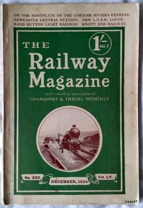 The Railway Magazine - No 330, Vol LV - December, 1924.