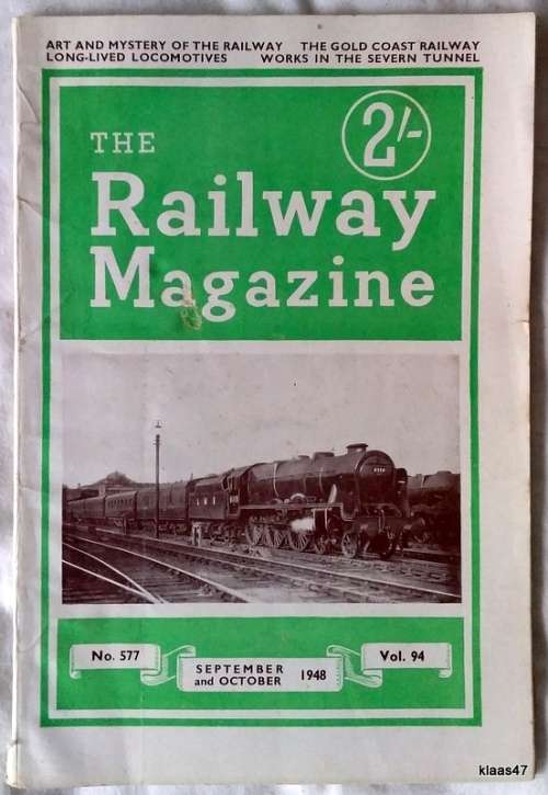 The Railway Magazine - No 577, Vol 94 - September and October 1948