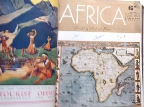 Africa: Revealed in Word and Pictures - Dec 1937 TO May 1938 - 6 Monthly Journal Bound in Hardcover