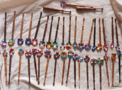 Lot of  39  Lacemaking Bobbins
