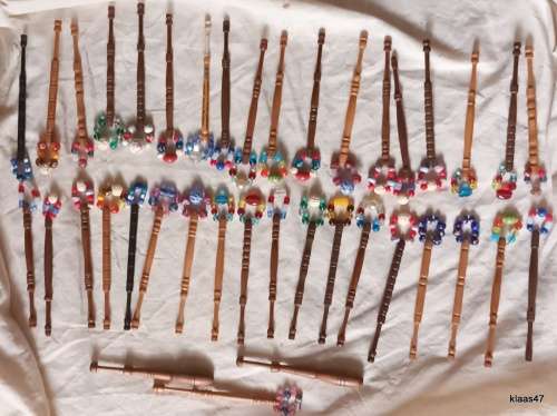 Lot of  39  Lacemaking Bobbins