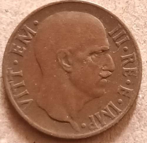 Italy - 1938 - Vittorio Emanuele III - 5 Centisimi - Copper