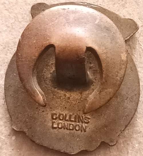 Vintage `Health & Strength League` Blue Enamel Lapel Badge (Collins of London)