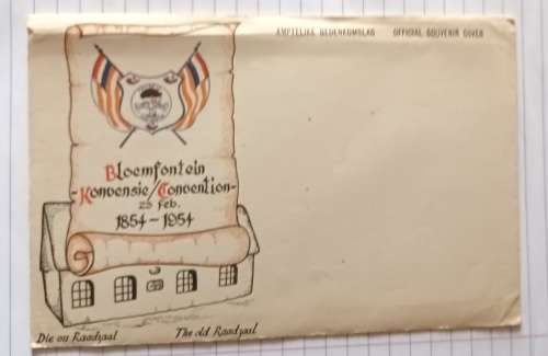 Union of South Africa - 1954 - Bloemfontein Konvensie/Convention - Official Souvenir Cover