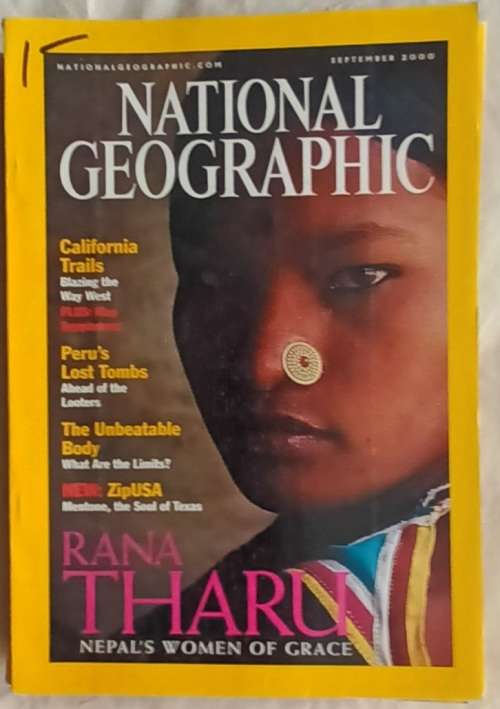 National Geographic - September  2000 - Rana Tharu Nepal`s Women of Grace