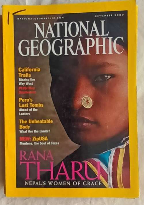 National Geographic - September  2000 - Rana Tharu Nepal`s Women of Grace
