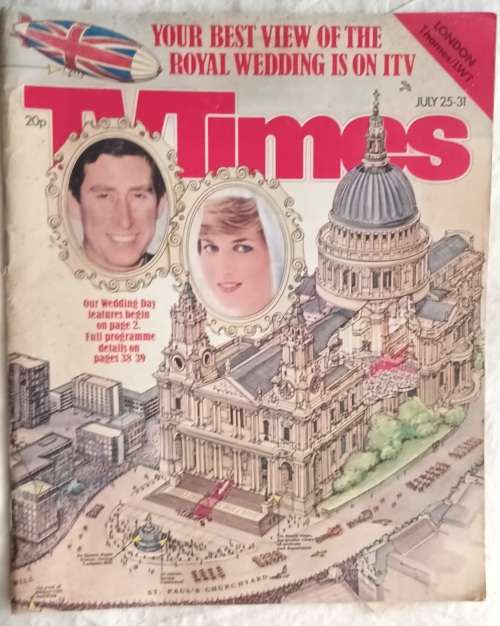 TV Times - July 25-31 1981 - Royal Wedding Issue