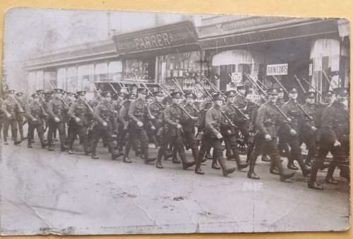 Post Card - Undated - Military Parade