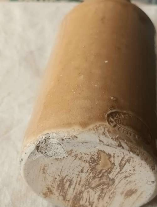 Vintage Port Dundas Glasgow Stoneware Ginger Beer bottle