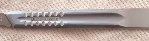 Vintage Bard-Parker - Scalpel holder - No.4 - Made in U.S.A - Comes with 10 Paramount No.22 Blades