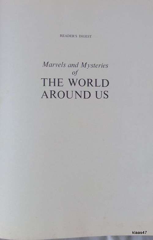The World Around Us - Reader`s Digest - Hardcover 1972